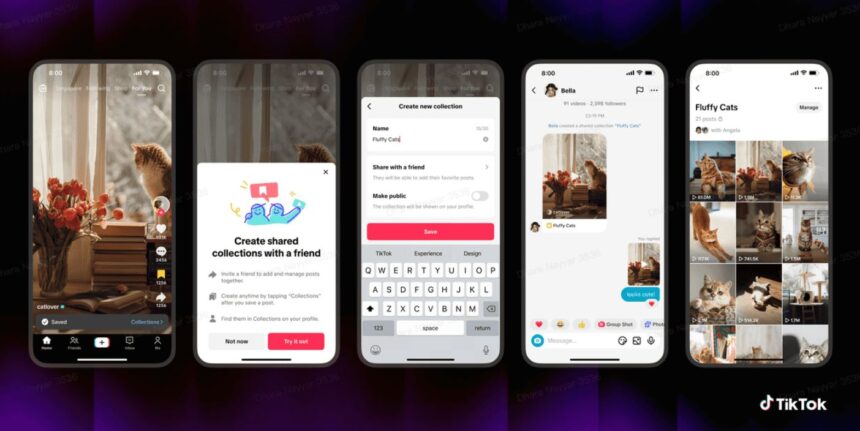TikTok Rolls Out Shared Feed and Collections for Friends